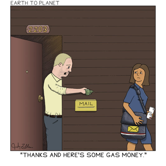 Gas Money Cartoon