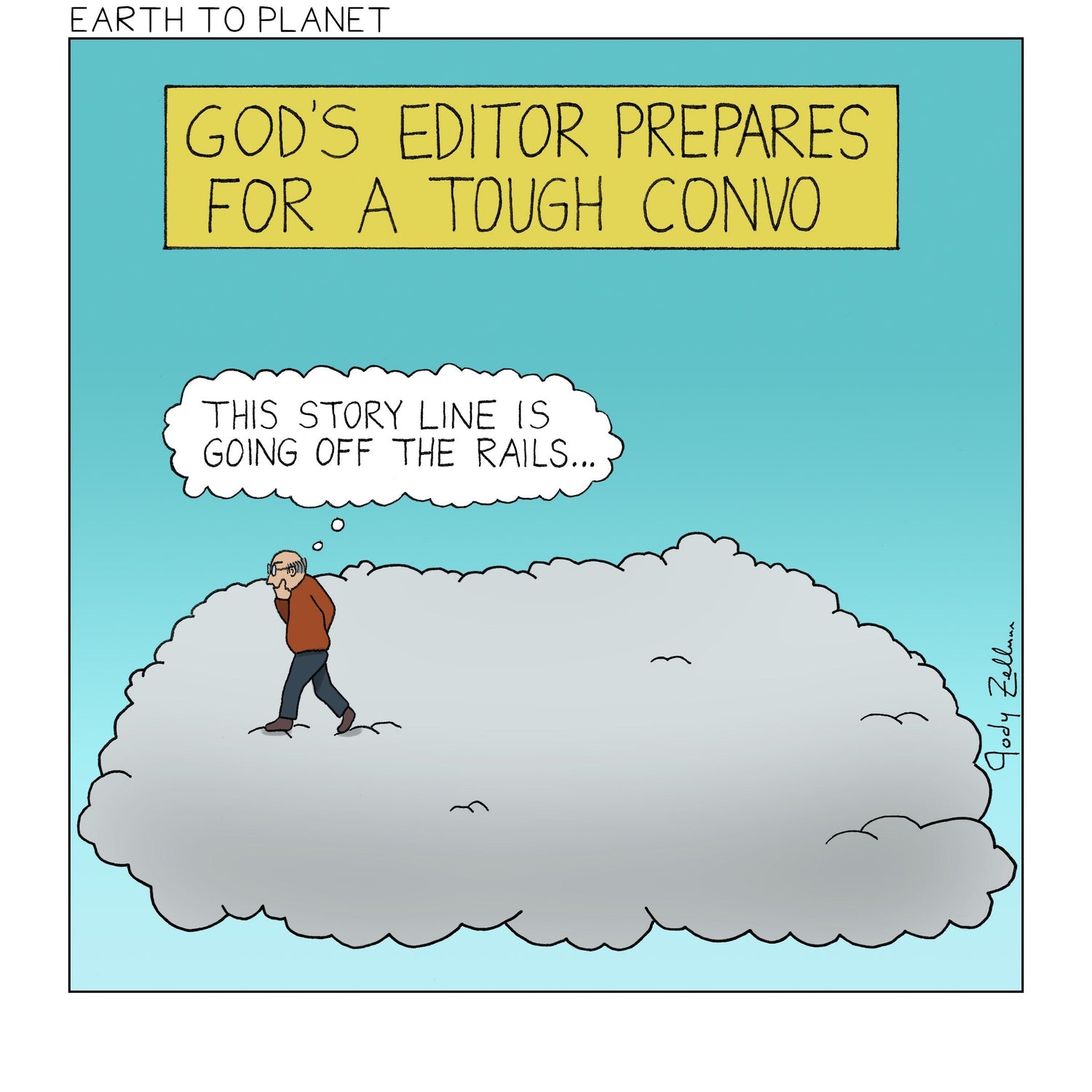 God's Editor Cartoon