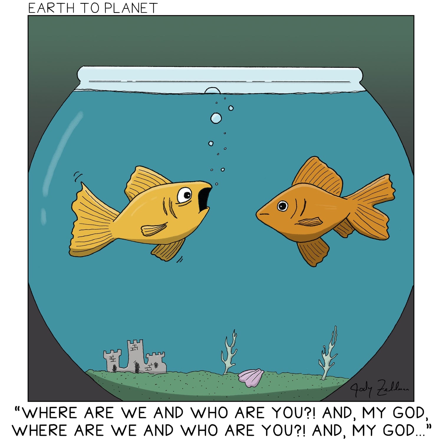 Goldfish Amnesia Cartoon
