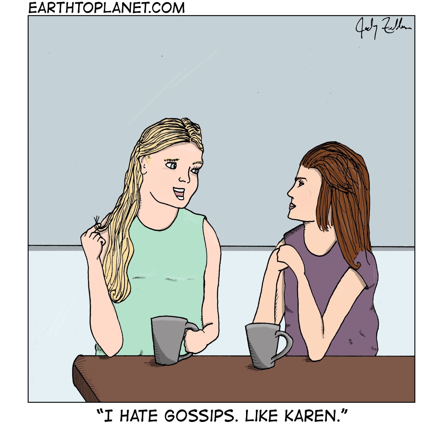 Gossips Cartoon