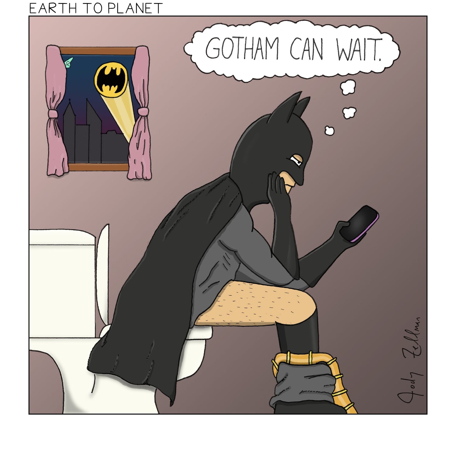 Gotham Can Wait Cartoon