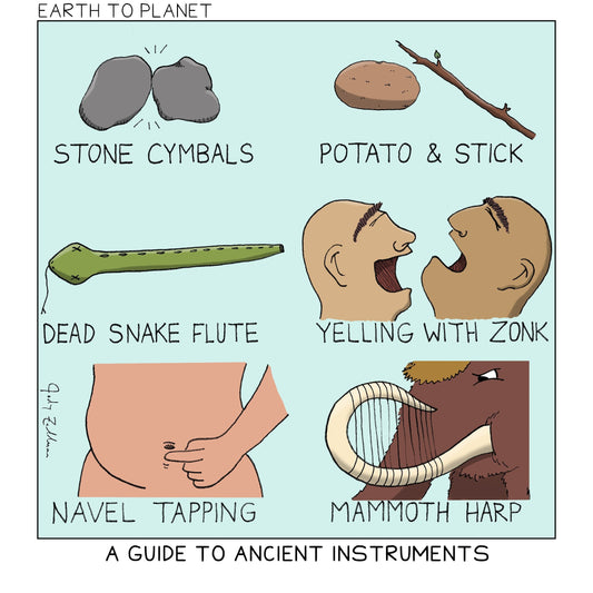 Guide To Ancient Instruments Cartoon