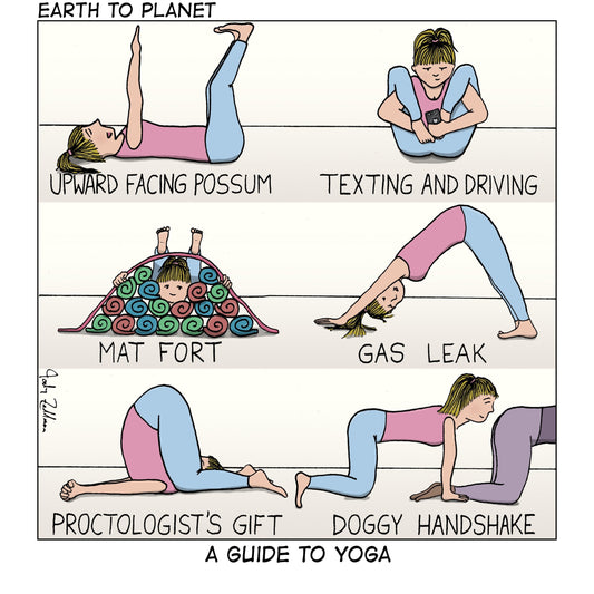 Guide To Yoga Cartoon