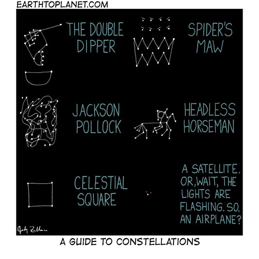 Guide to Constellations Cartoon