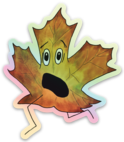 Holographic Leafman Sticker