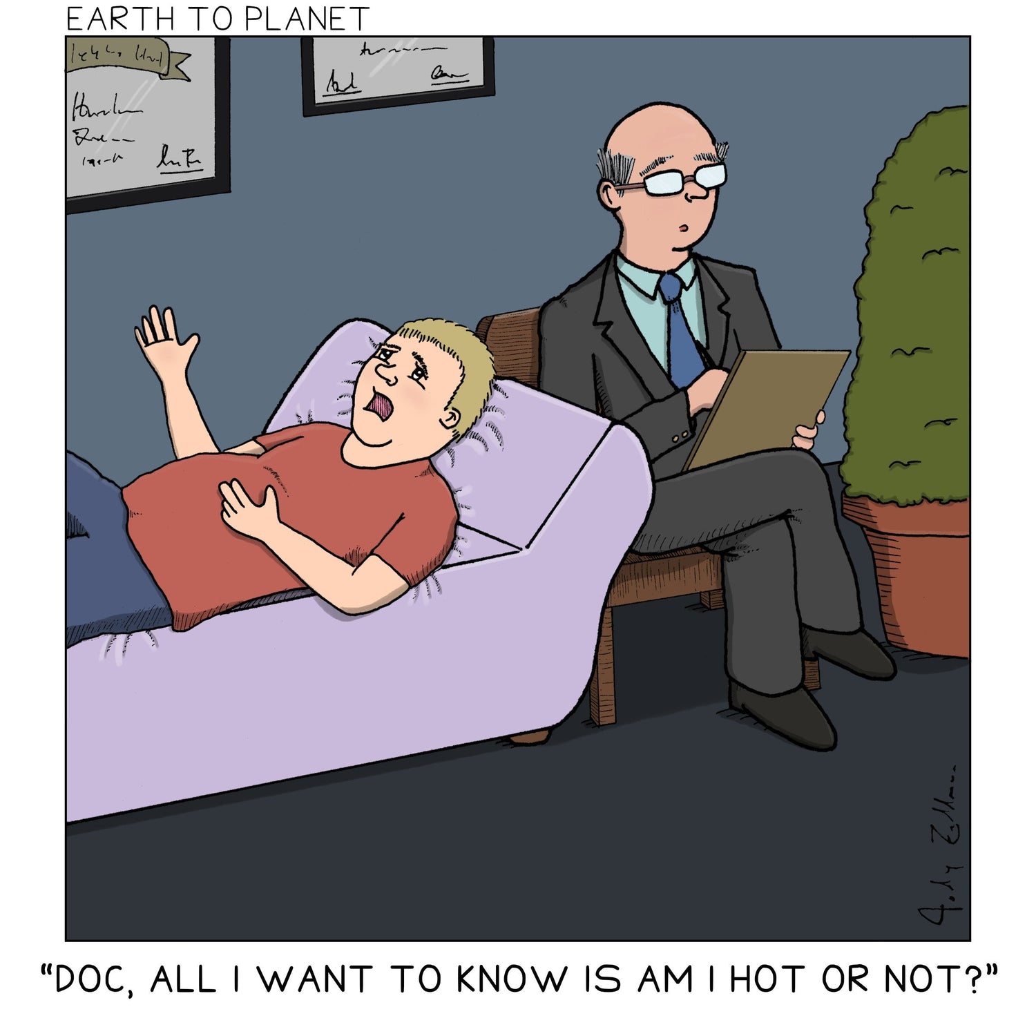 Hot or Not Cartoon