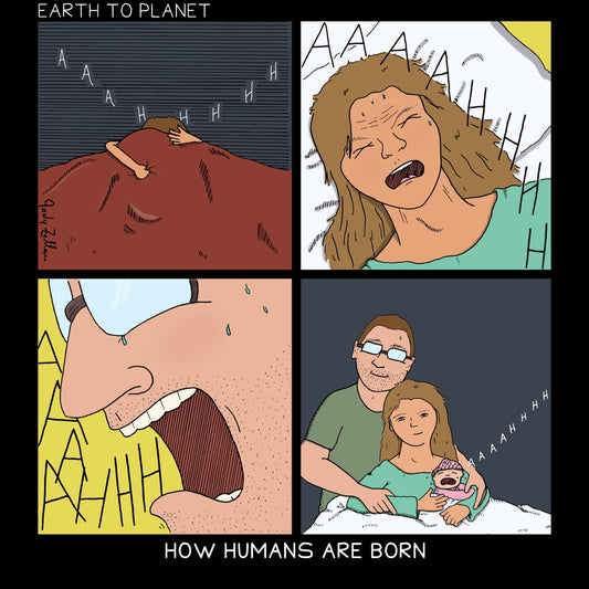 How Humans Are Born Cartoon
