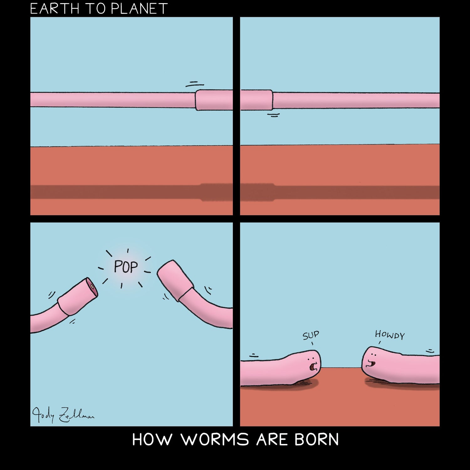 How Worms Are Born Cartoon