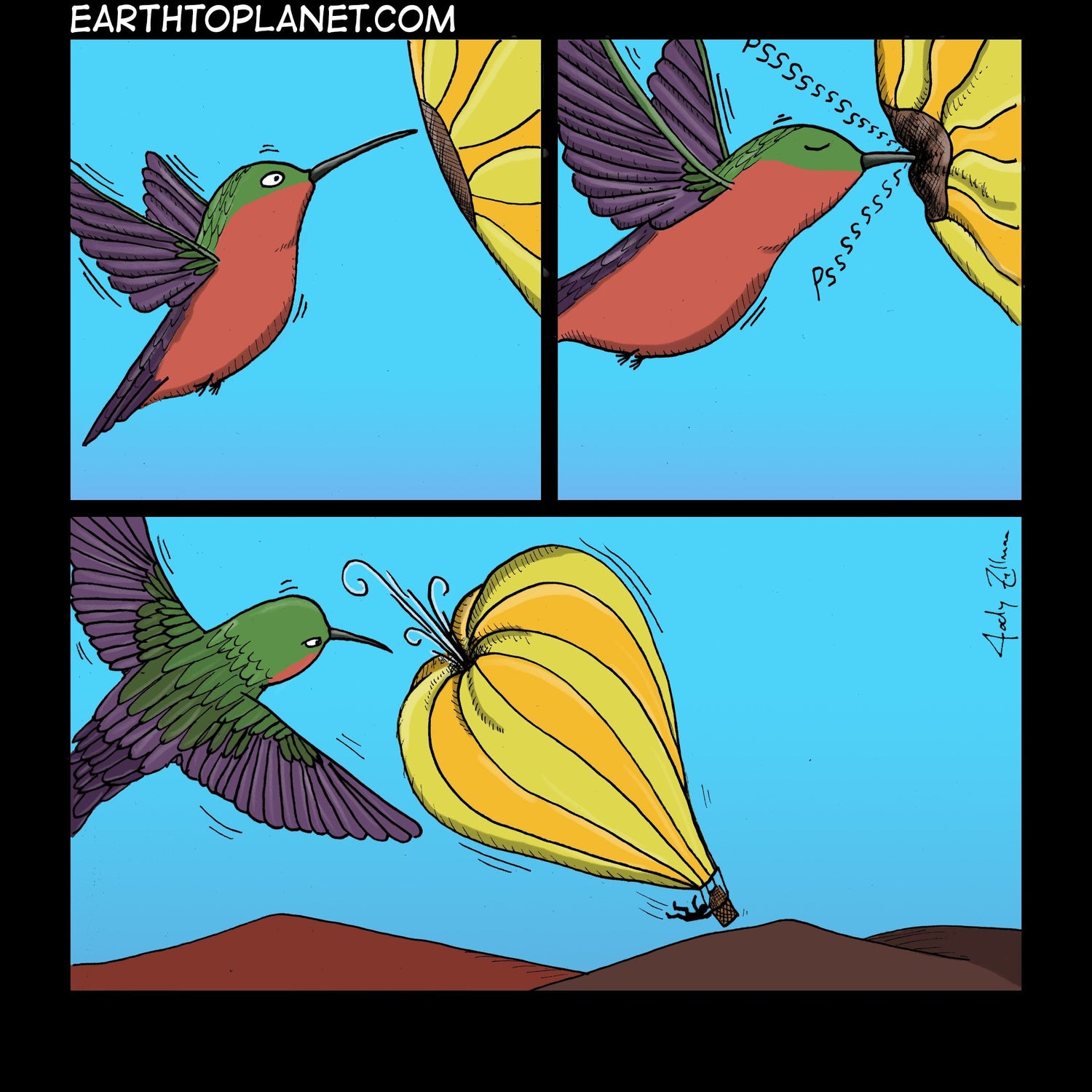 Hummingbird Cartoon