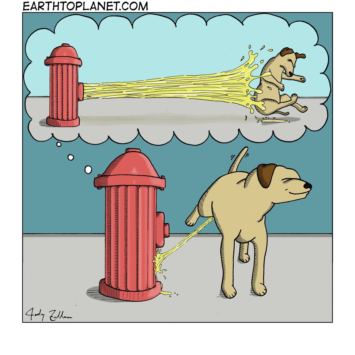 Hydrant Dreams Cartoon