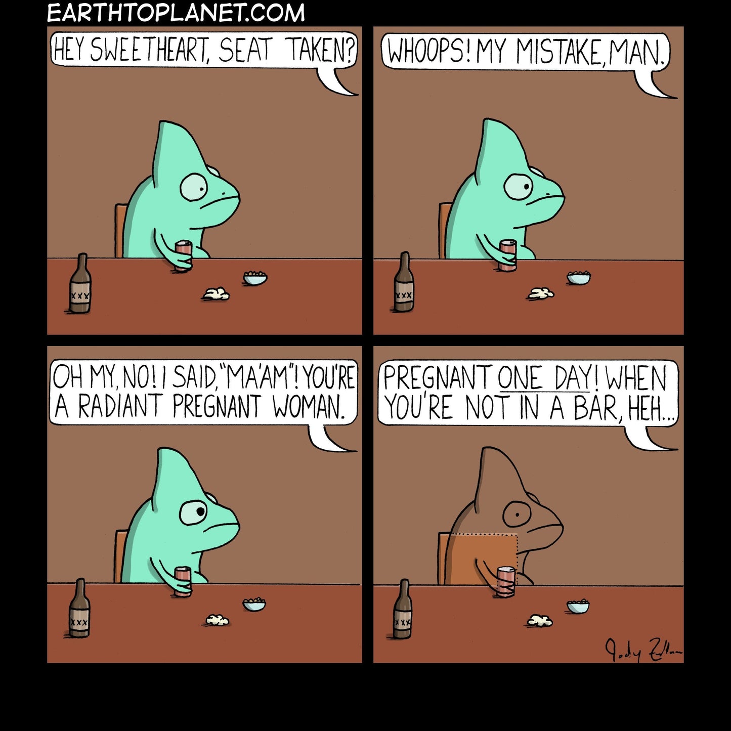 Iggy - Bar Cartoon