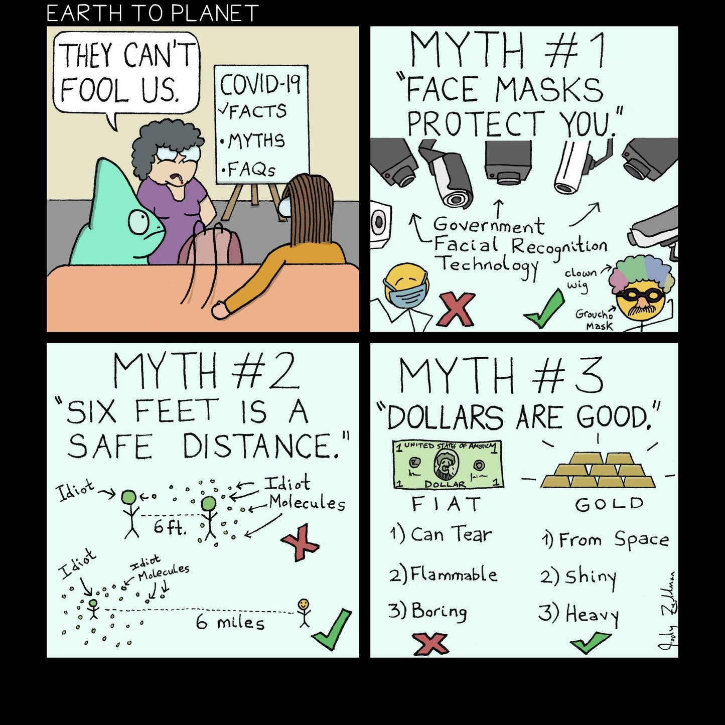 Iggy - COVID Myths Cartoon