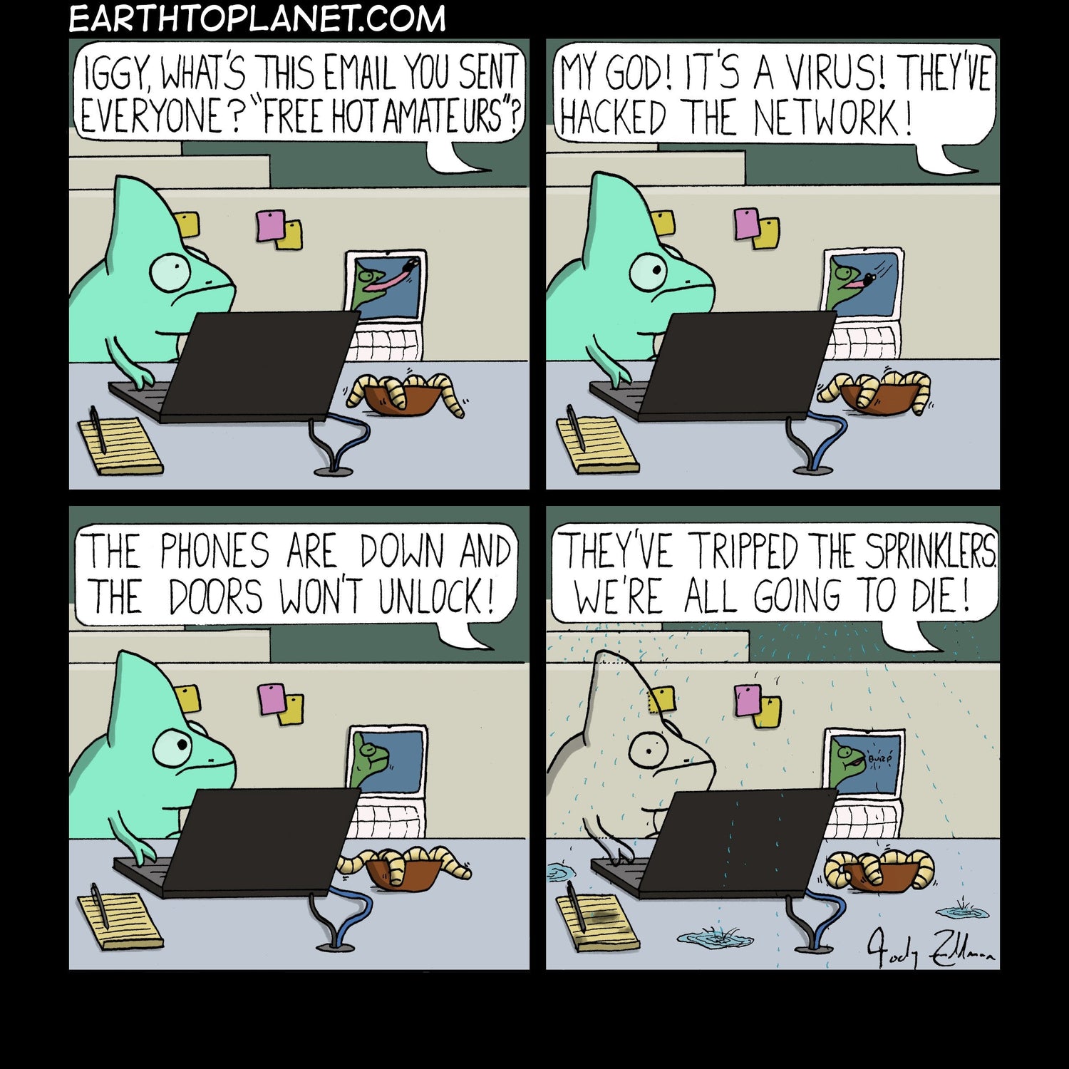 Iggy - Office Cartoon