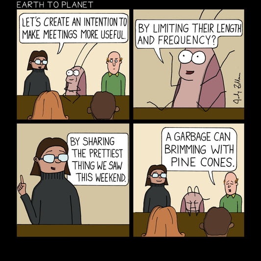 Iggy - Productive Meetings Cartoon