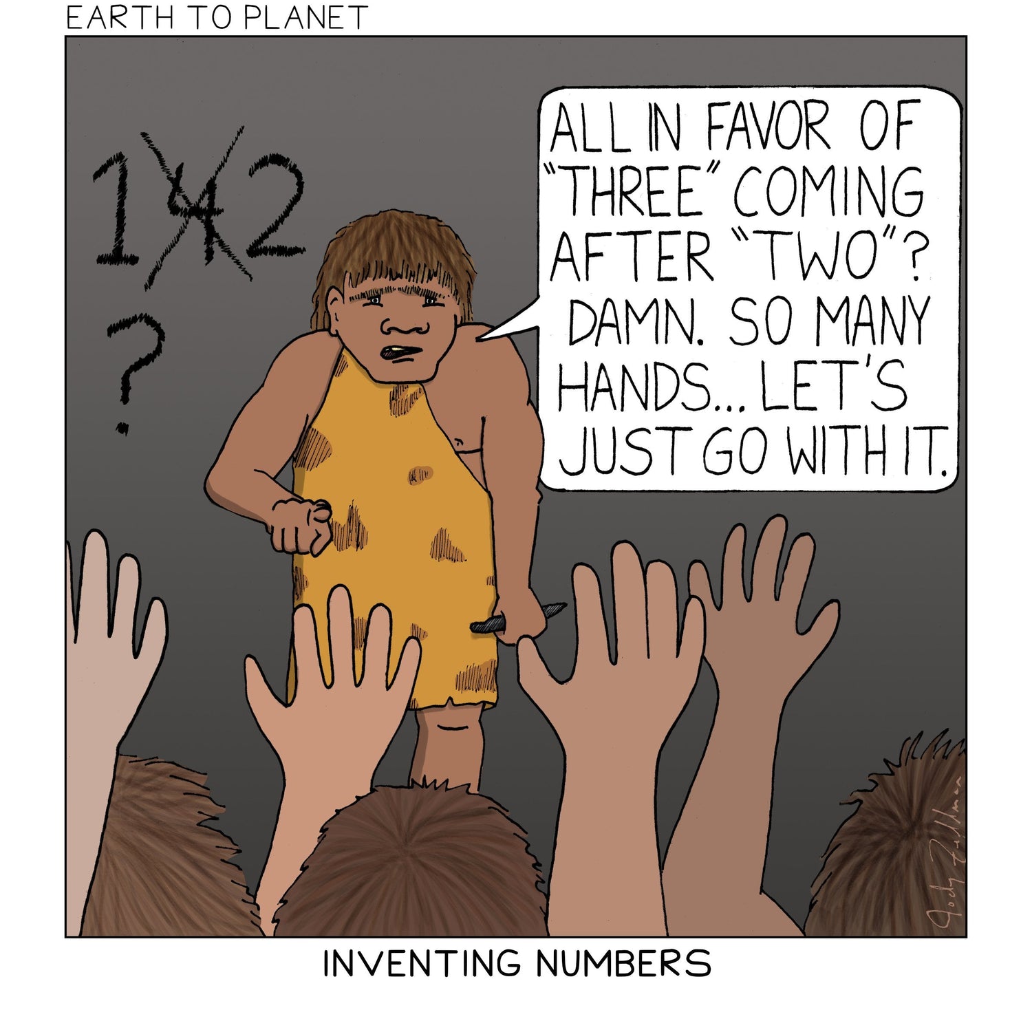 Inventing Numbers Cartoon