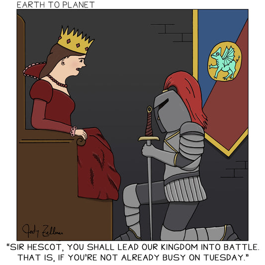 Lead Our Kingdom Into Battle Cartoon