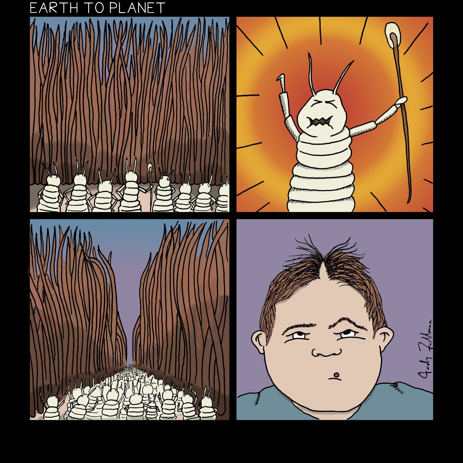 Lice Exodus Cartoon