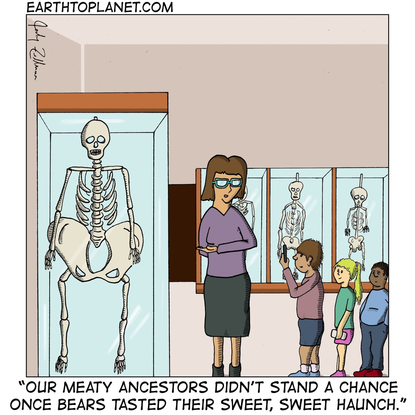Meaty Ancestors Cartoon