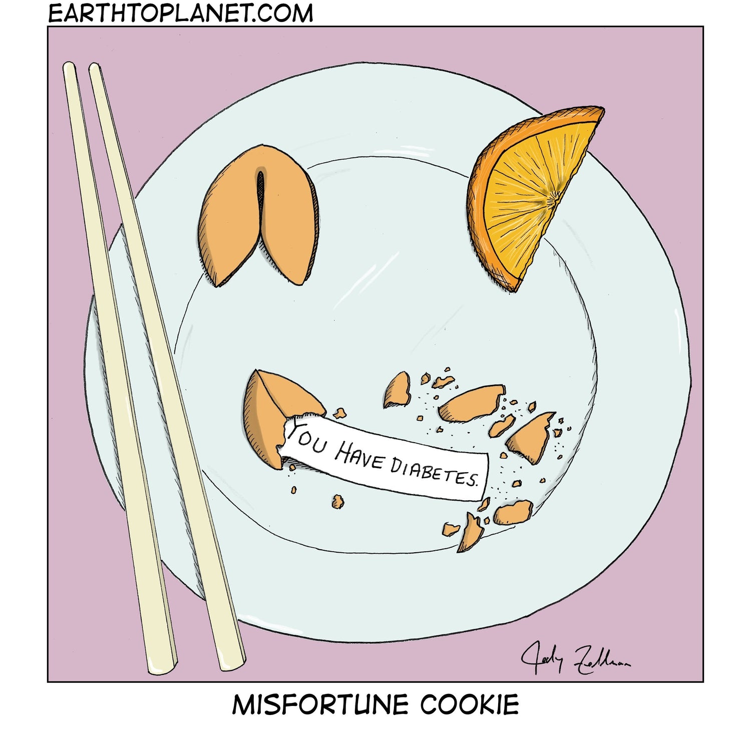 Misfortune Cookie Cartoon