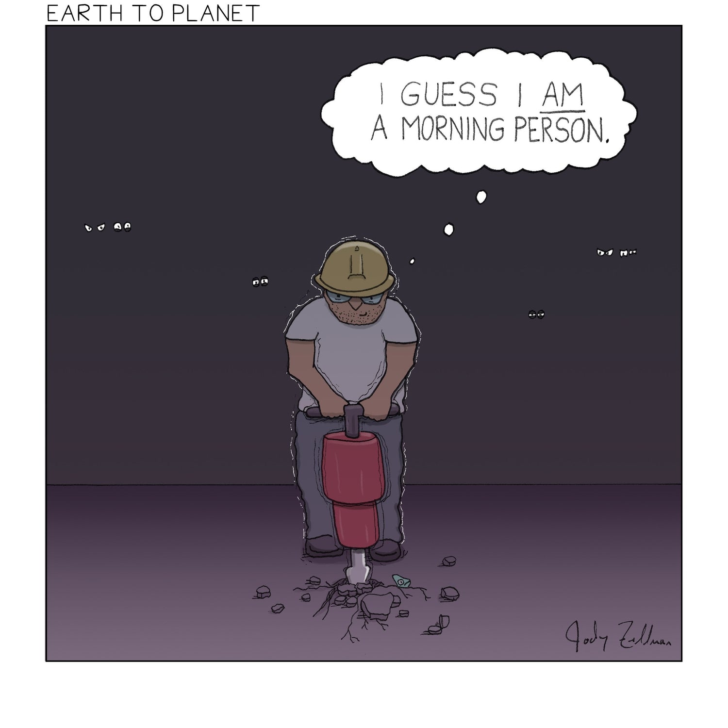 Morning Person Cartoon