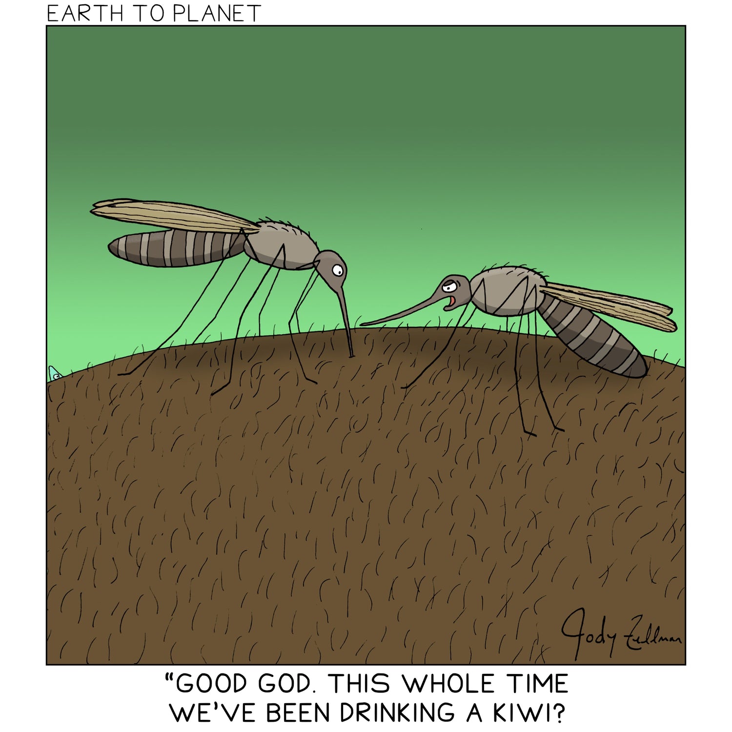 Mosquito Kiwi  Earth To Planet Comics