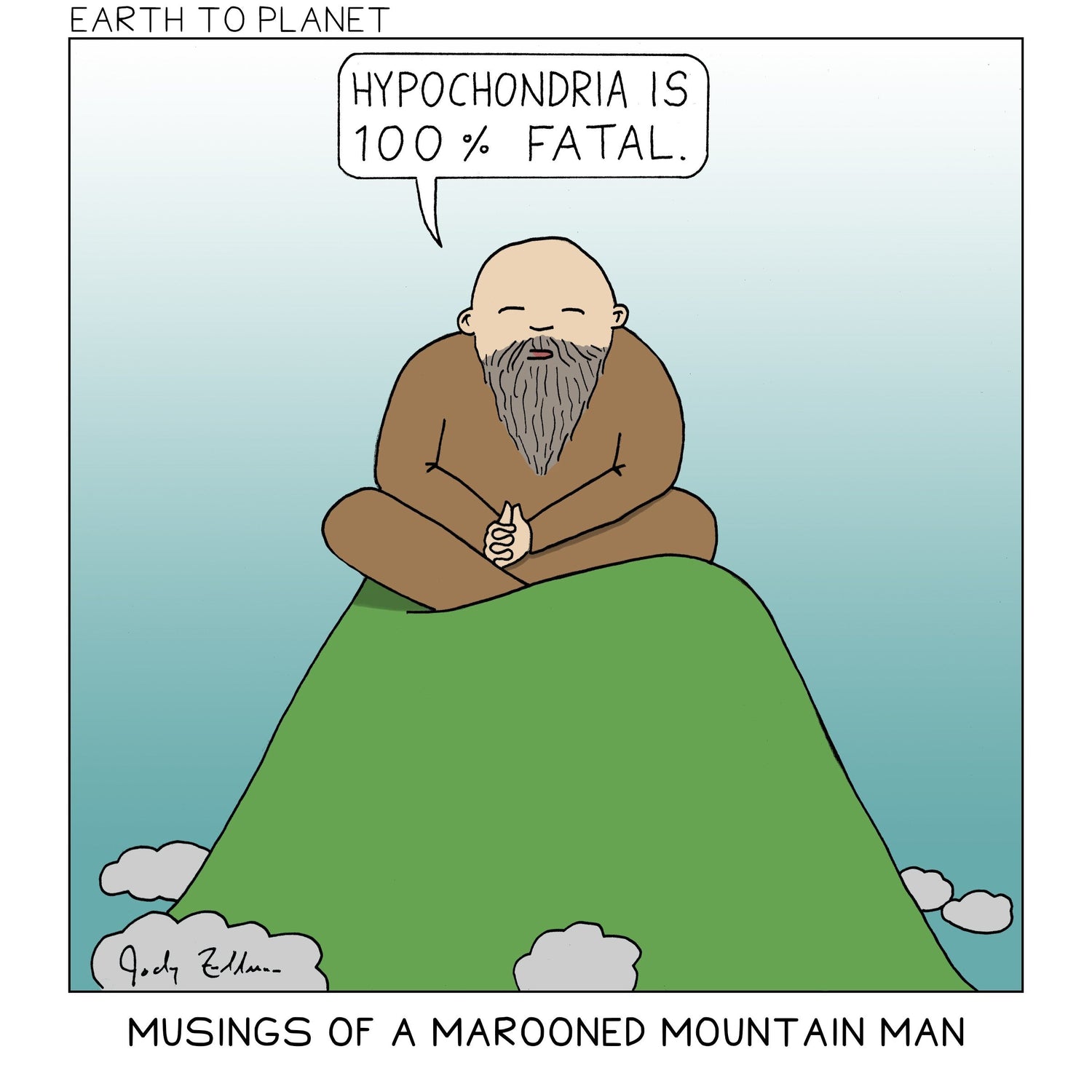 Musings of a Marooned Mountain Man - Hypochondria Cartoon