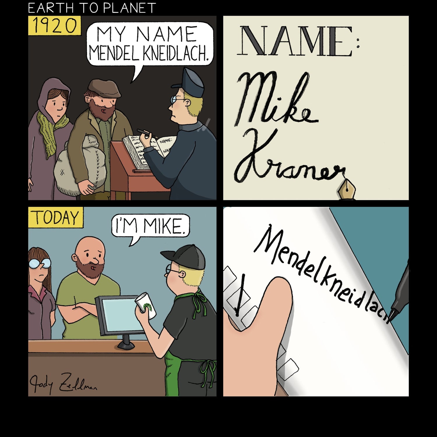 Name Change Cartoon