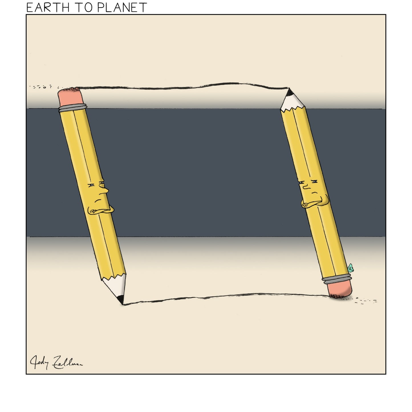 Pencil Fight Cartoon