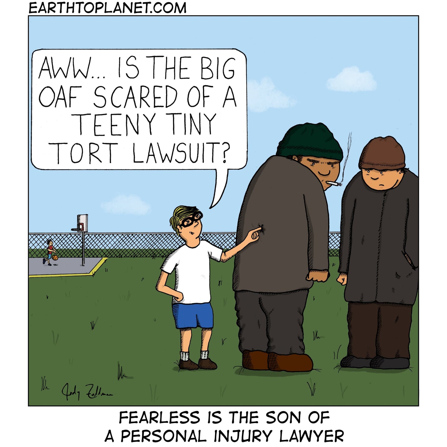 Personal Injury Lawyer Cartoon