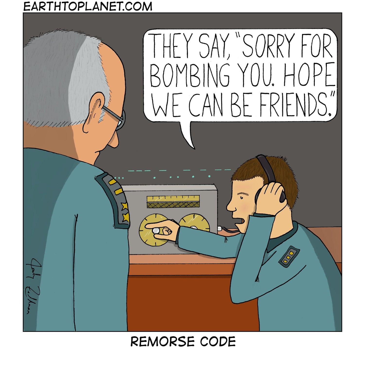 Remorse Code Cartoon