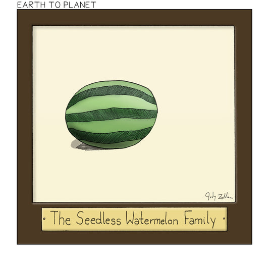 Seedless Watermelon Cartoon