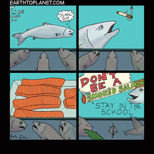 Smoked Salmon Cartoon