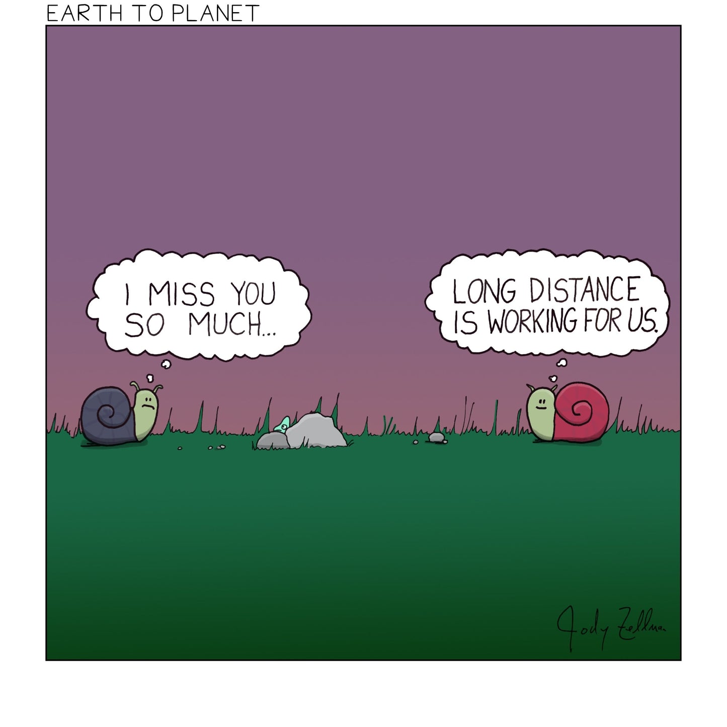 Snail Long Distance Cartoon