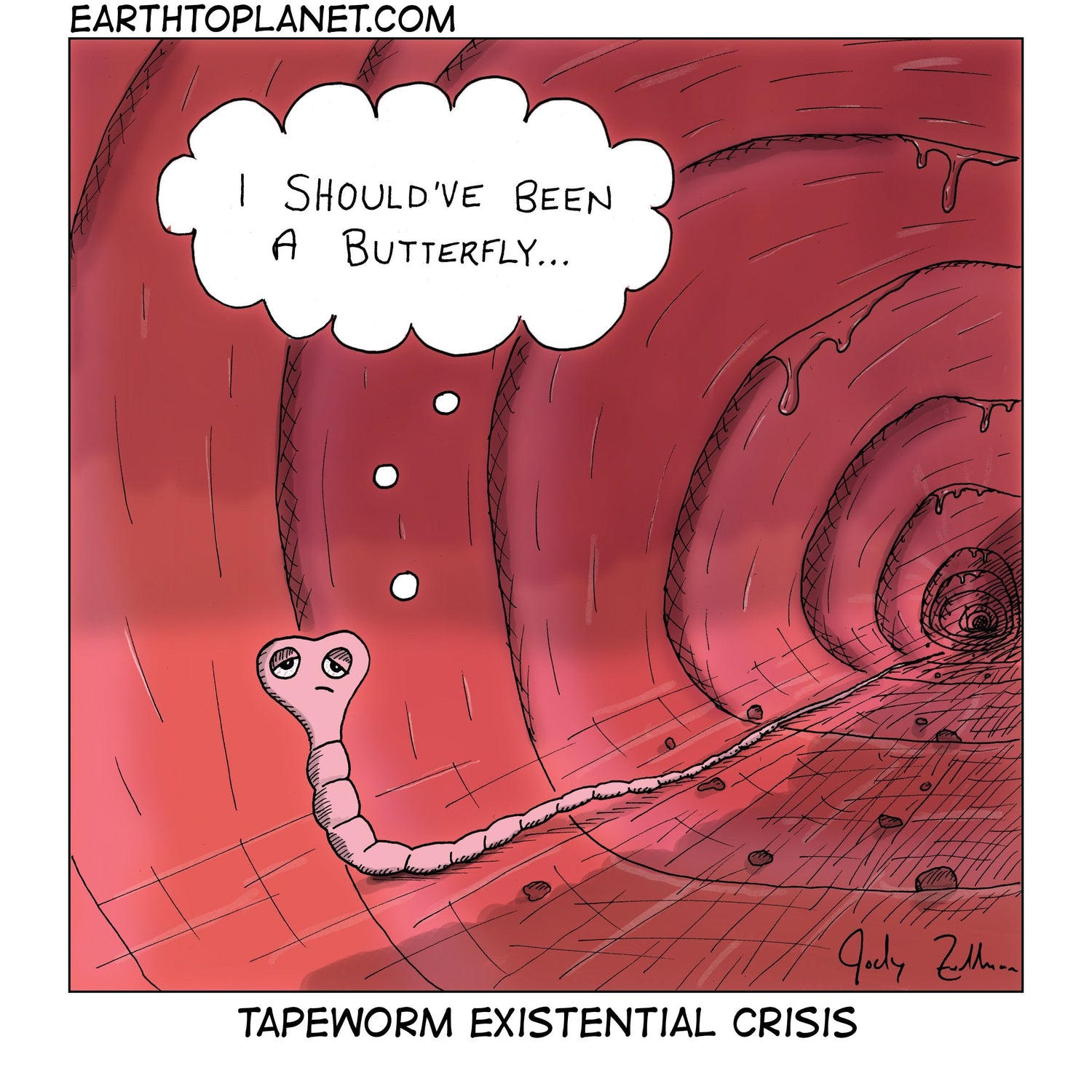 Tapeworm Cartoon