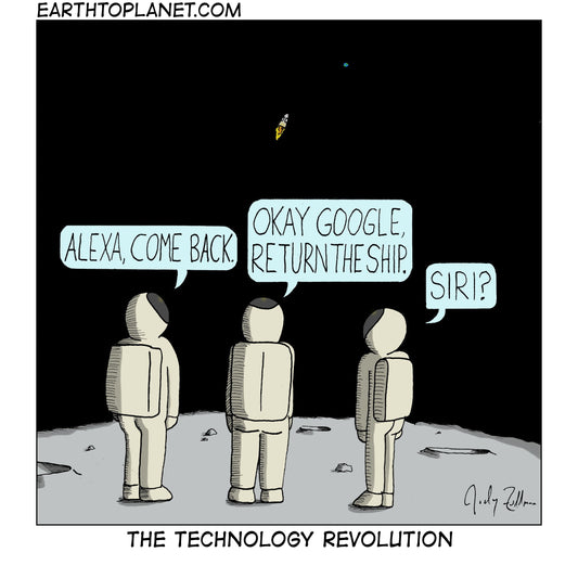 Technology Revolution Cartoon