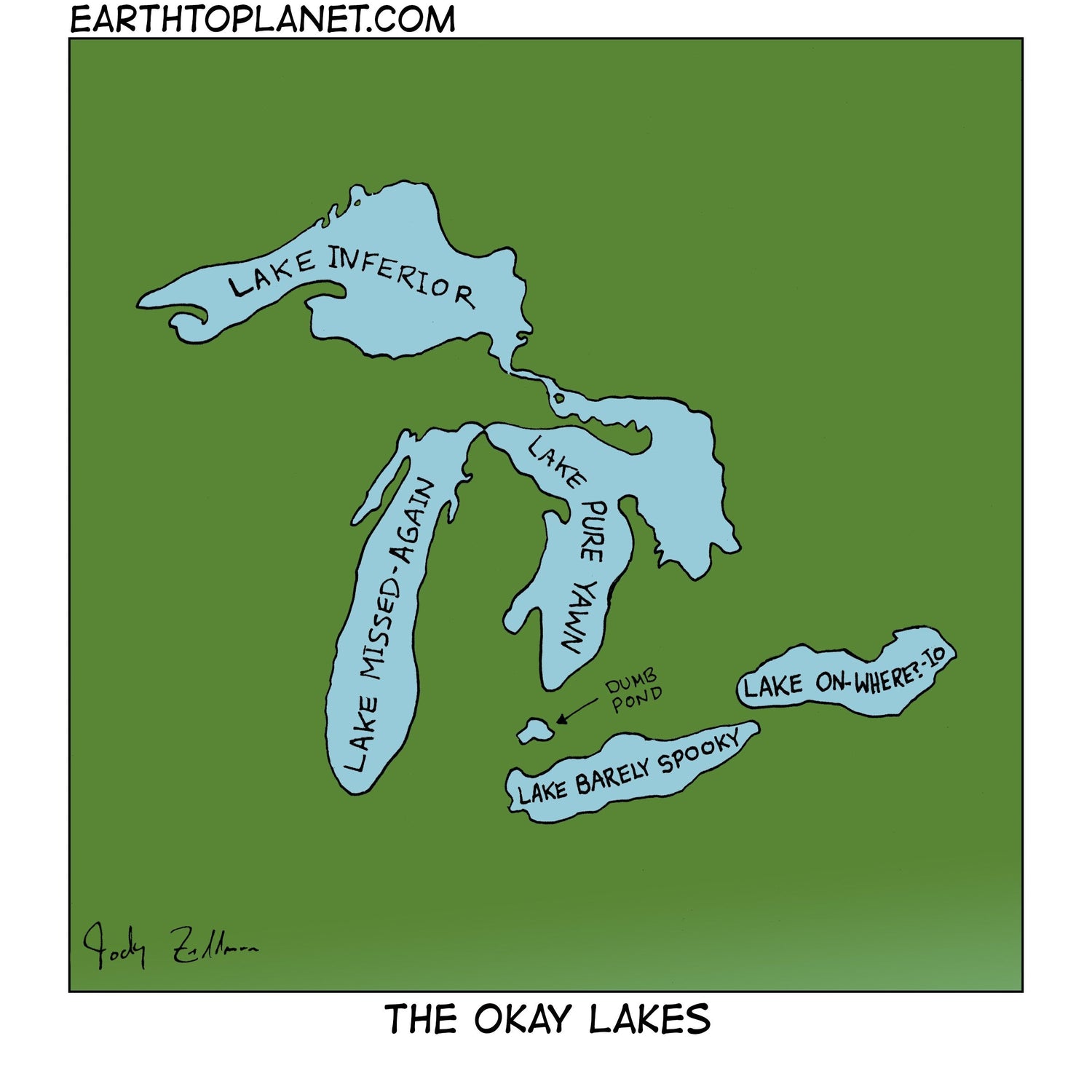 The Okay Lakes Cartoon