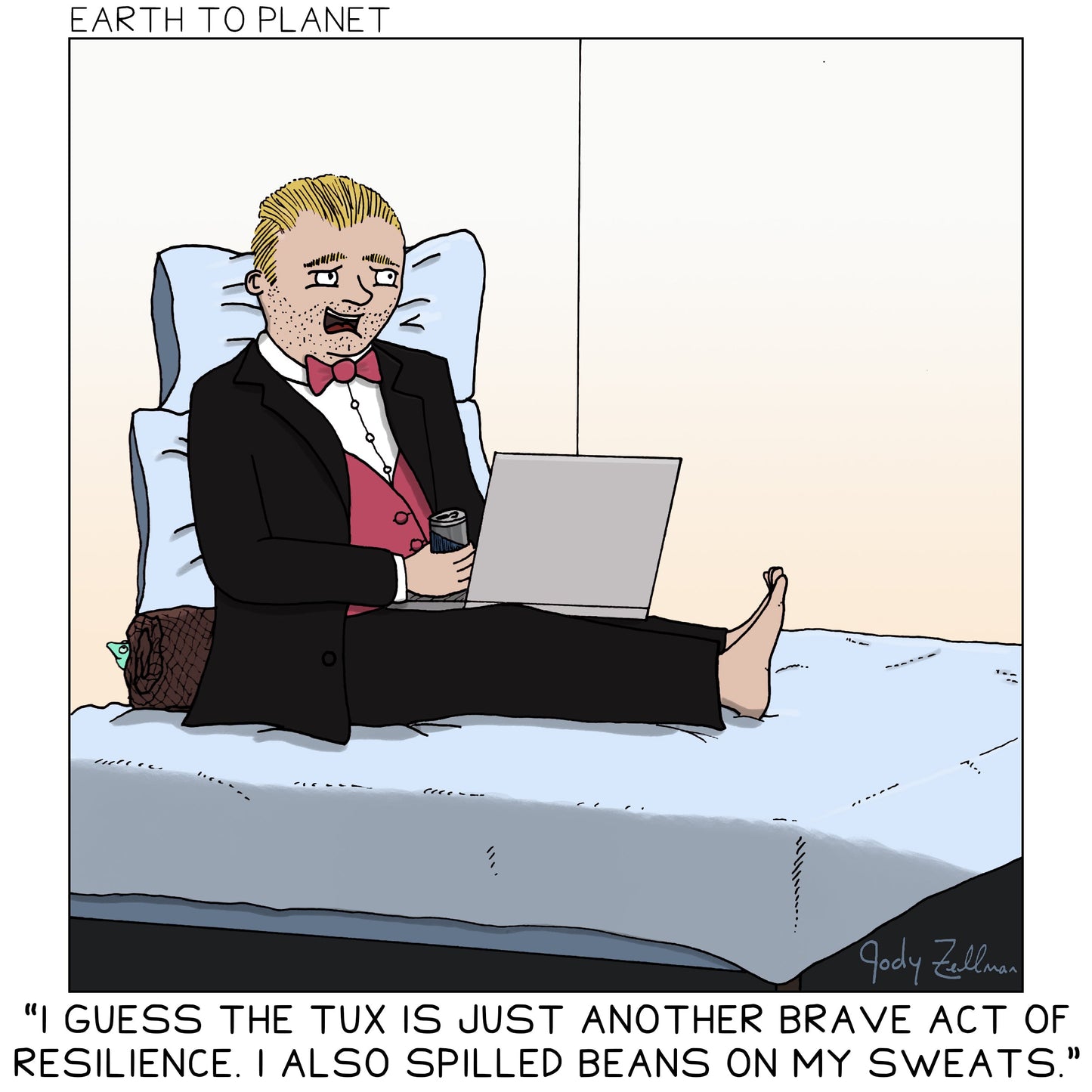 The Tux Cartoon