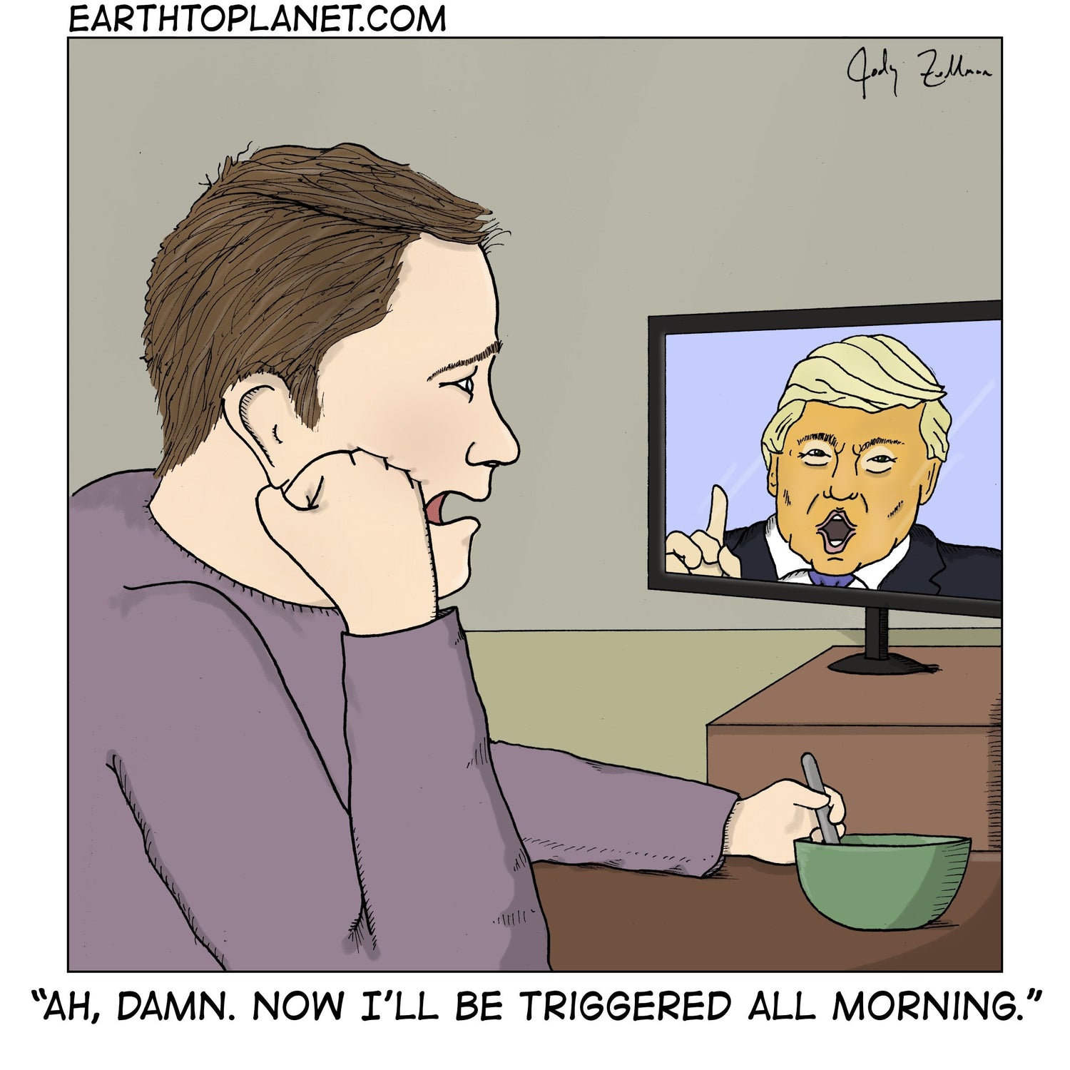 Triggered Cartoon