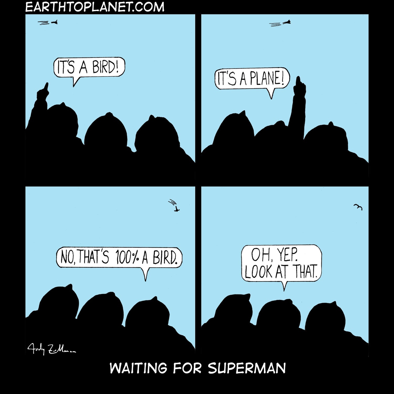 Waiting For Superman Cartoon