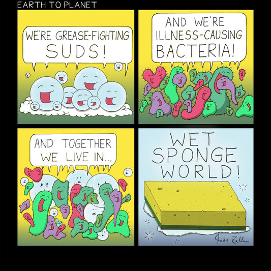 Wet Sponge World Cartoon