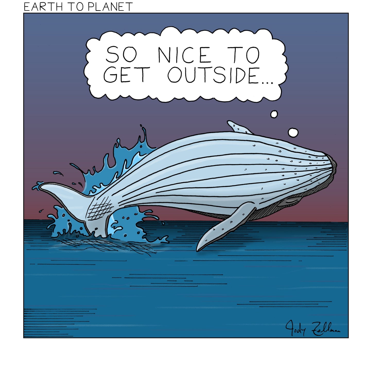 Whale Jump Cartoon