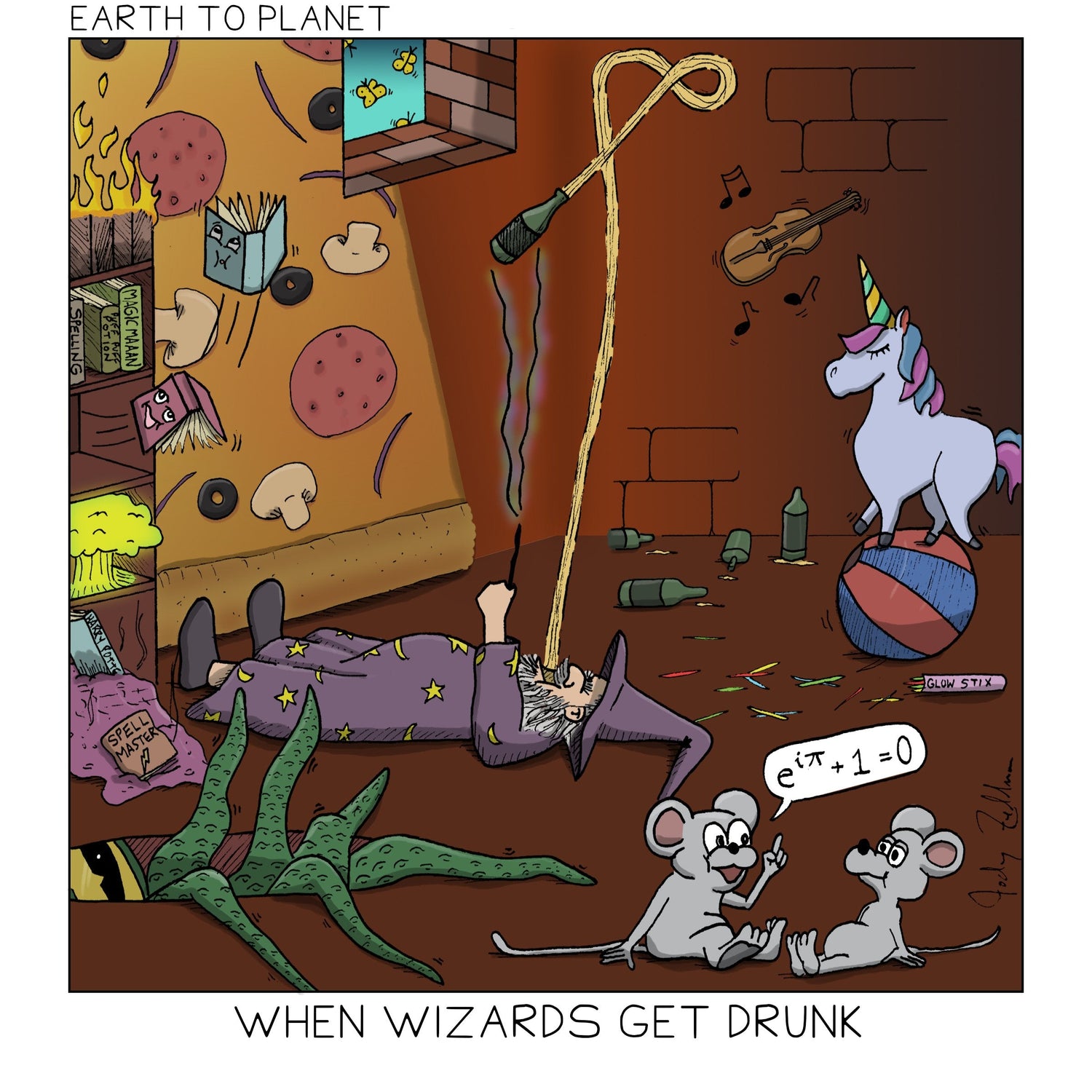 When Wizards Get Drunk Cartoon