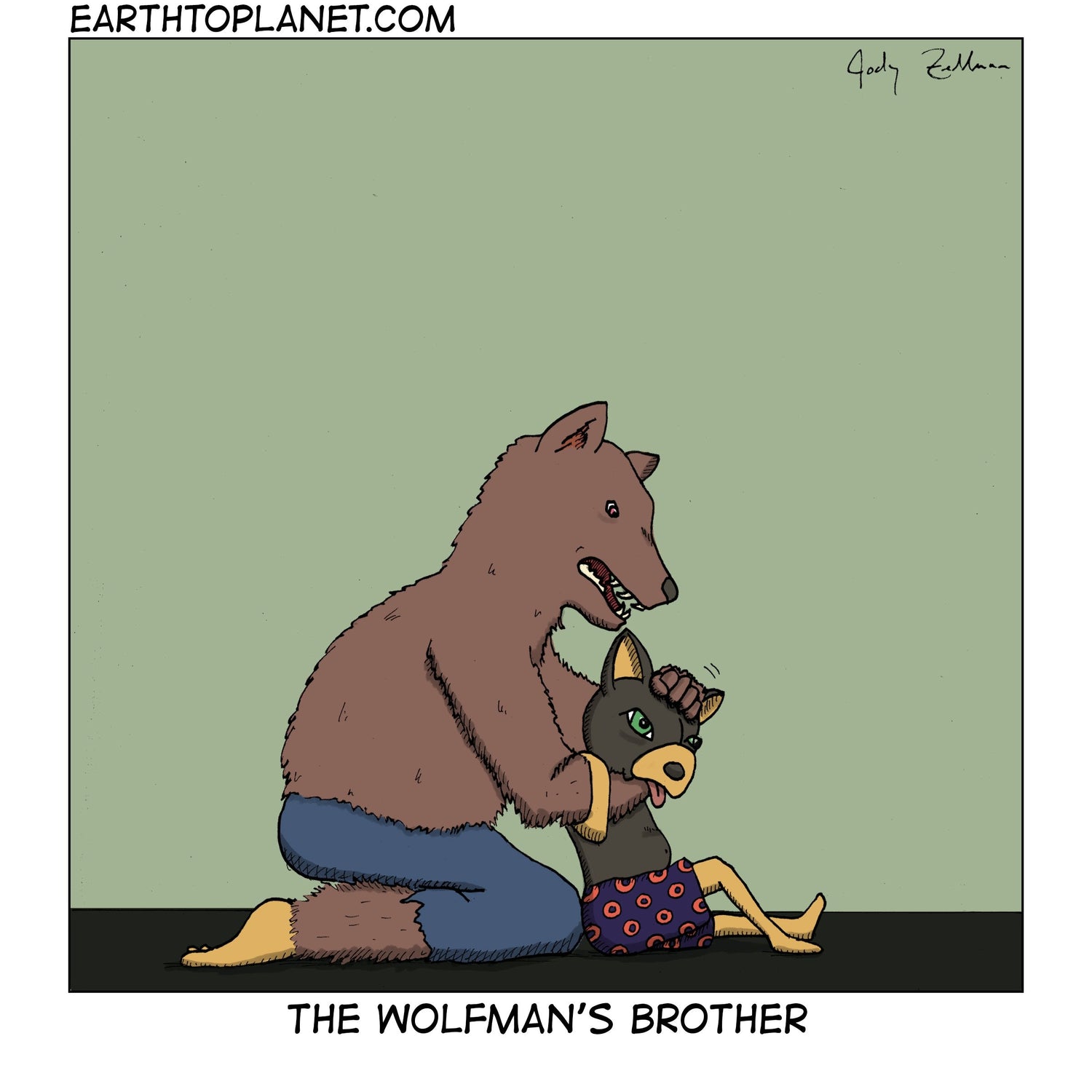 Wolfman's Brother Cartoon