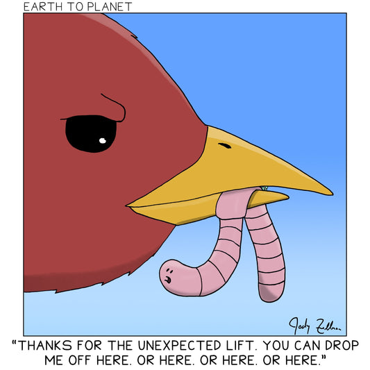 Worm Lift Cartoon