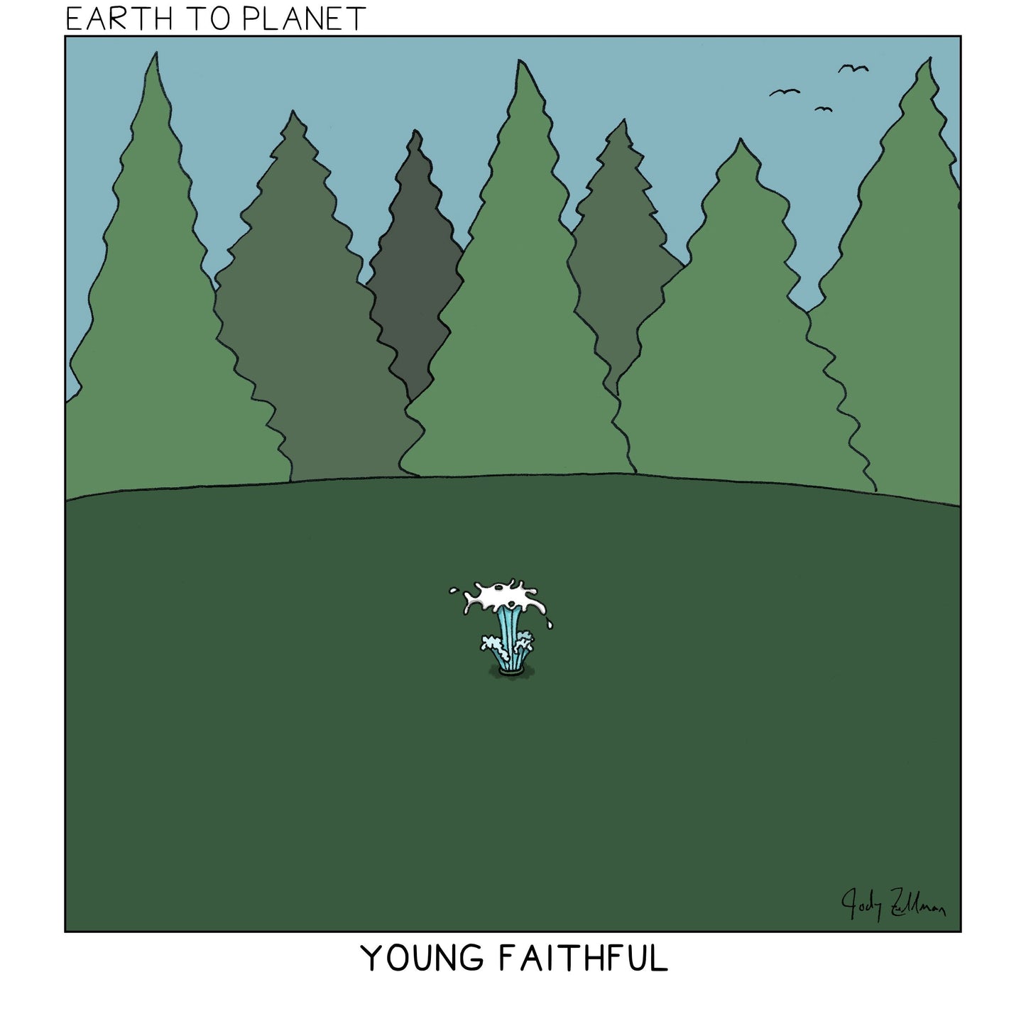 Young Faithful Cartoon