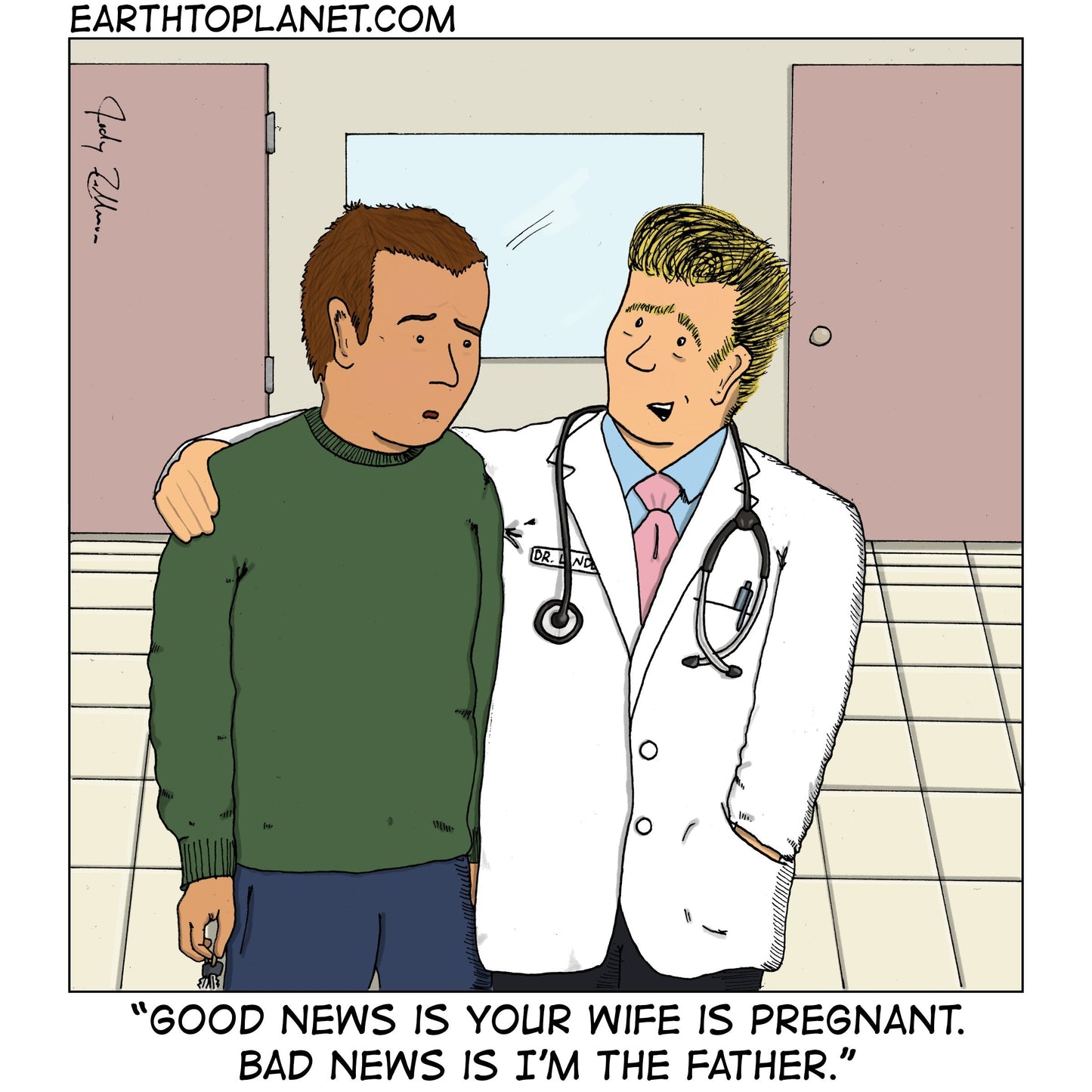 Your Wife Is Pregnant Cartoon